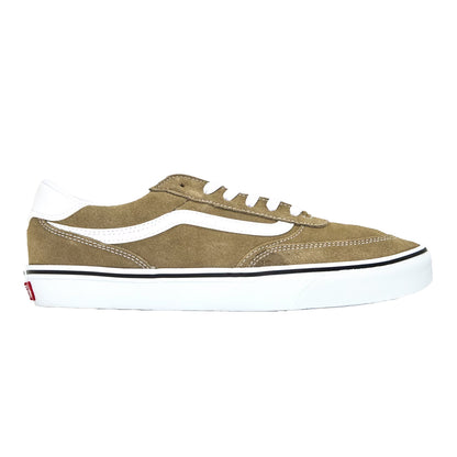 Bayleaf Grey - Front - Vans Mens Brooklyn Canvas Trainers