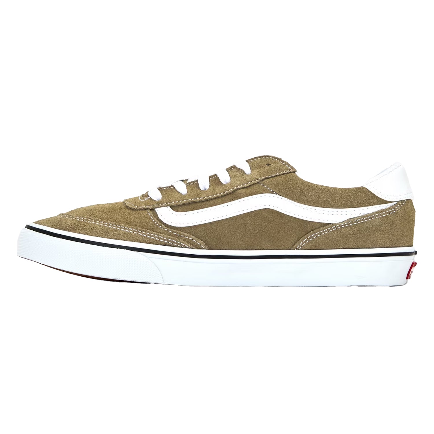 Bayleaf Grey - Back - Vans Mens Brooklyn Canvas Trainers