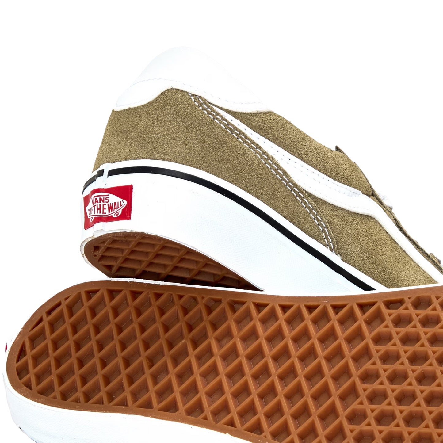 Bayleaf Grey - Lifestyle - Vans Mens Brooklyn Canvas Trainers