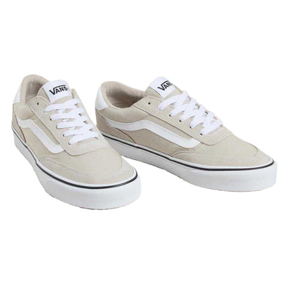 Silver - Back - Vans Mens Brooklyn Canvas Trainers