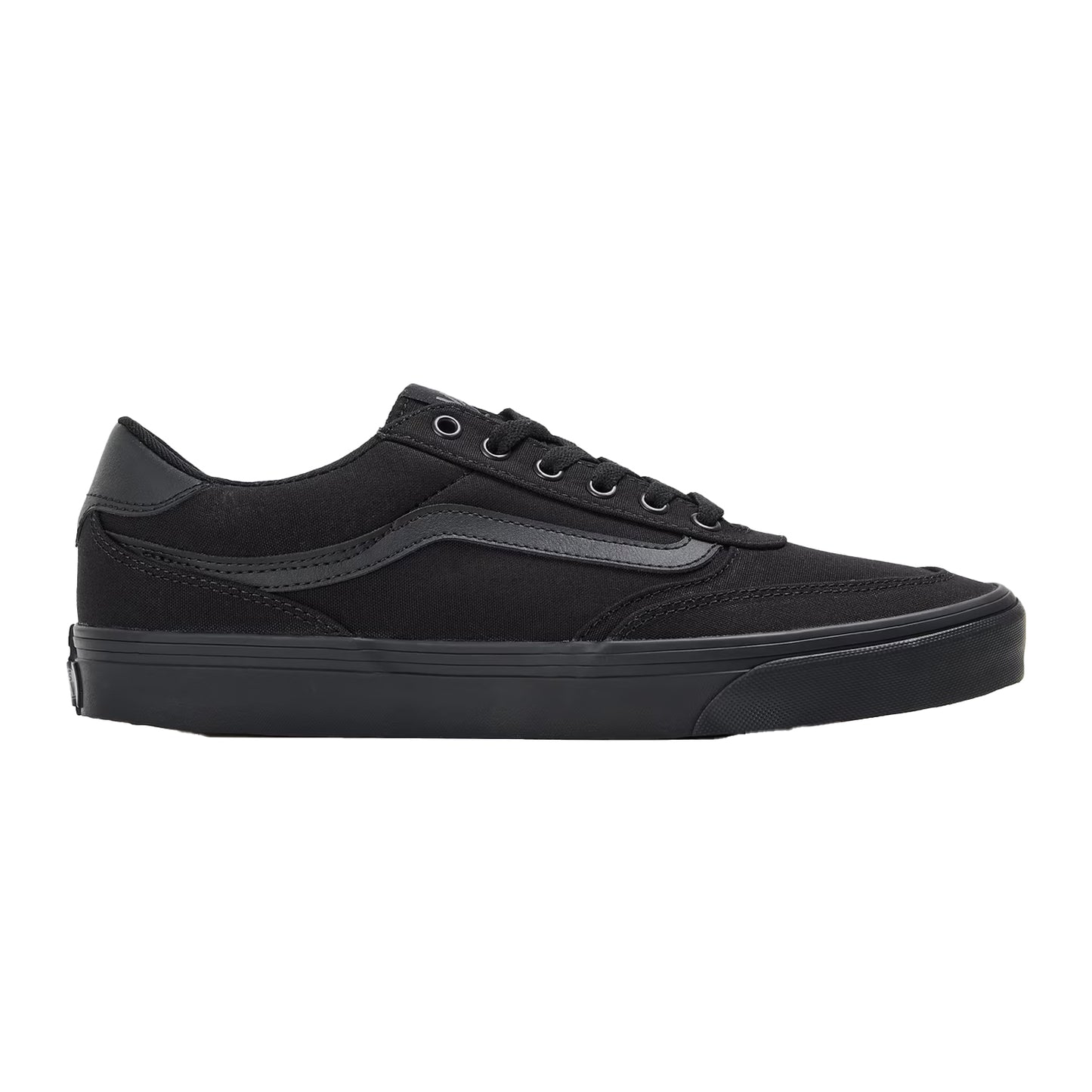 Black - Front - Vans Mens Brooklyn Canvas Trainers