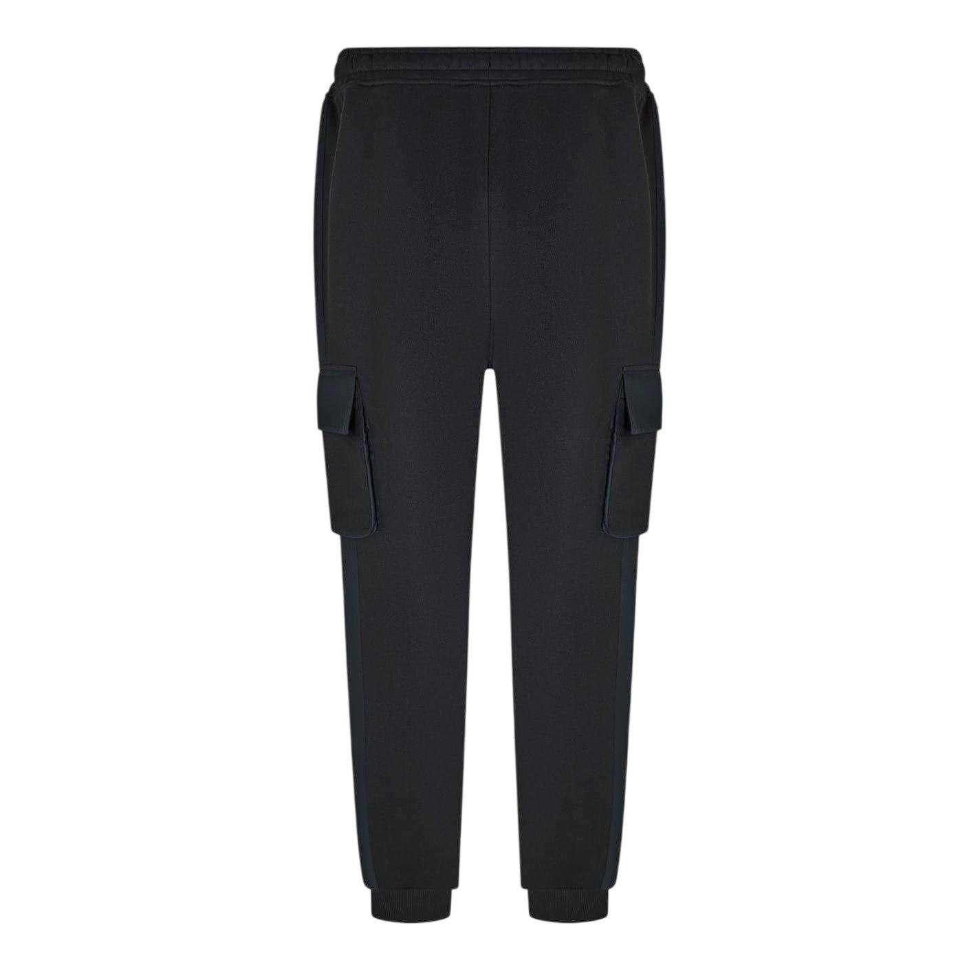 Black - Back - Everlast Mens Utility Patterned Joggers