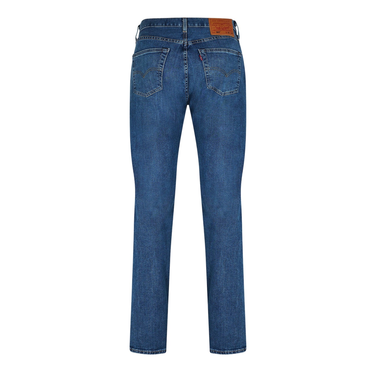 Best Of Love - Back - Levis Mens 501 Original Denim Jeans