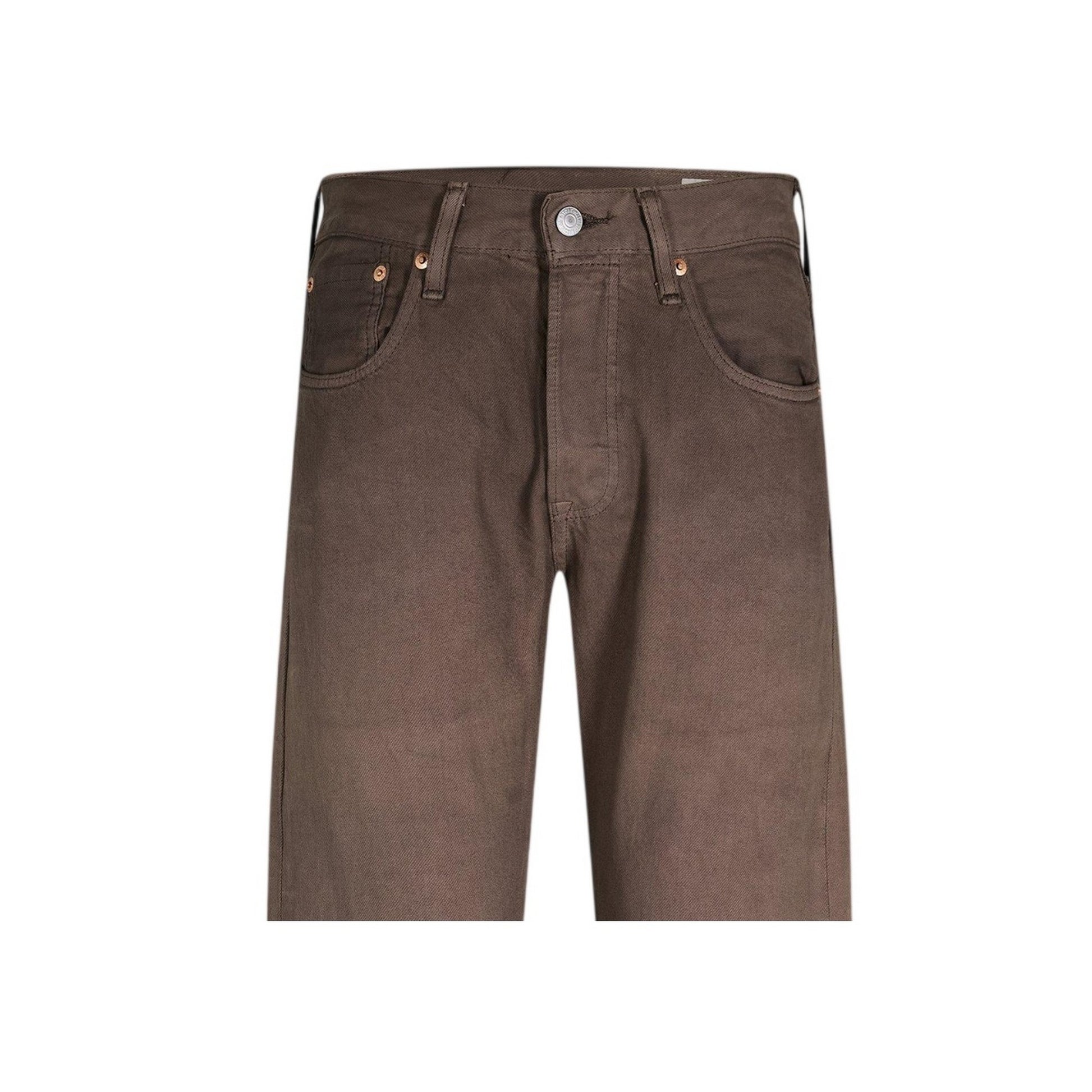 Muddy Roots - Side - Levis Mens 501 Original Denim Jeans