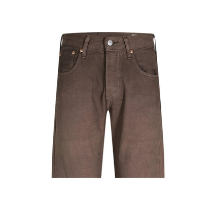 Muddy Roots - Side - Levis Mens 501 Original Denim Jeans