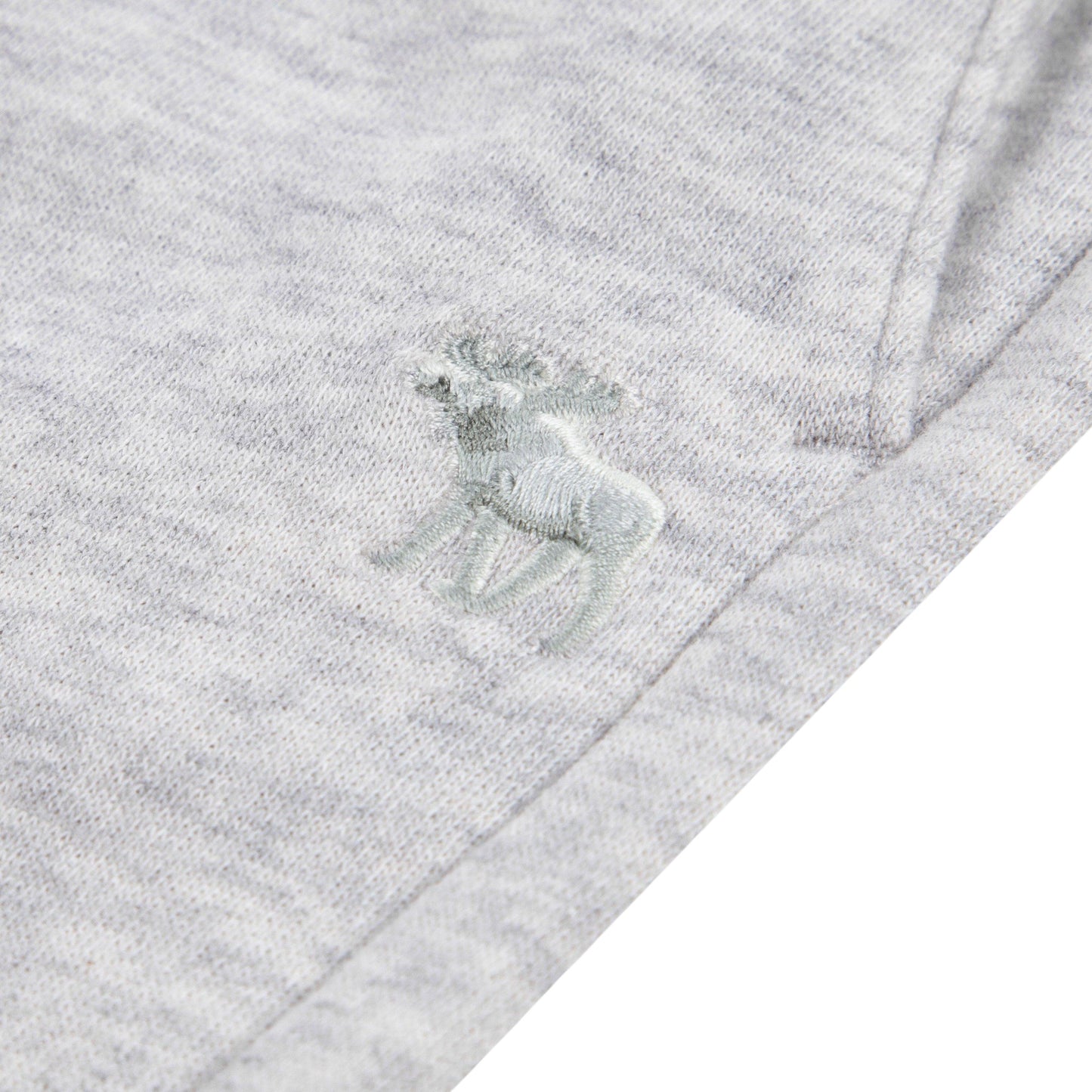 Light Grey Marl - Side - Abercrombie & Fitch Childrens-Kids Heathered Jogging Bottoms