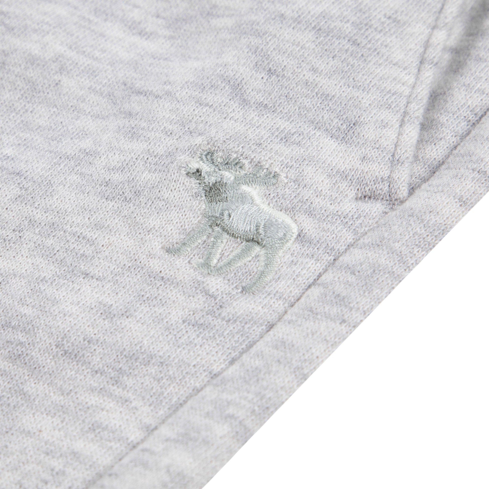 Light Grey Marl - Side - Abercrombie & Fitch Childrens-Kids Heathered Jogging Bottoms