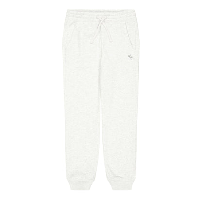 Light Grey Marl - Front - Abercrombie & Fitch Childrens-Kids Heathered Jogging Bottoms