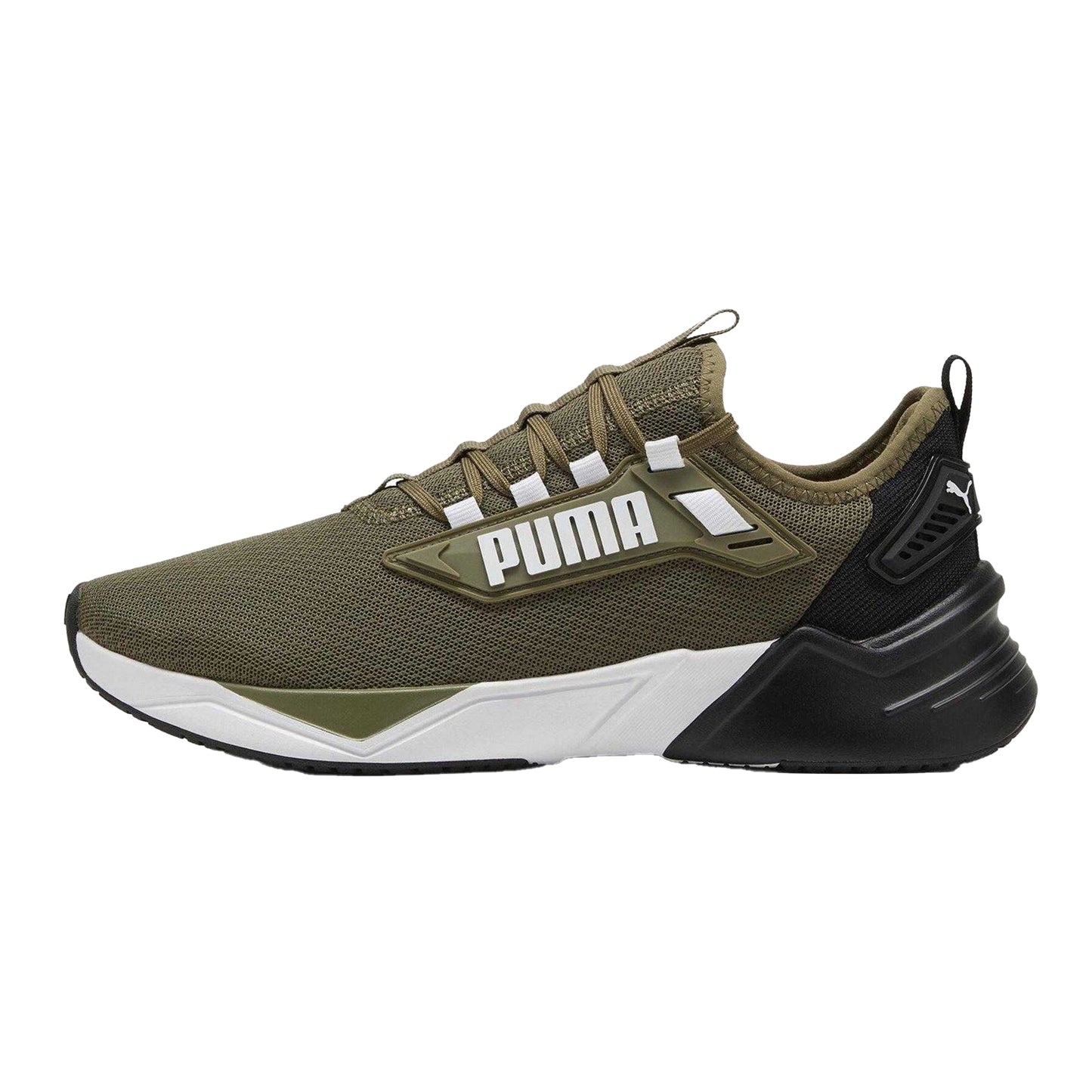 Olive-Black - Back - Puma Mens 3 Runners Trainers