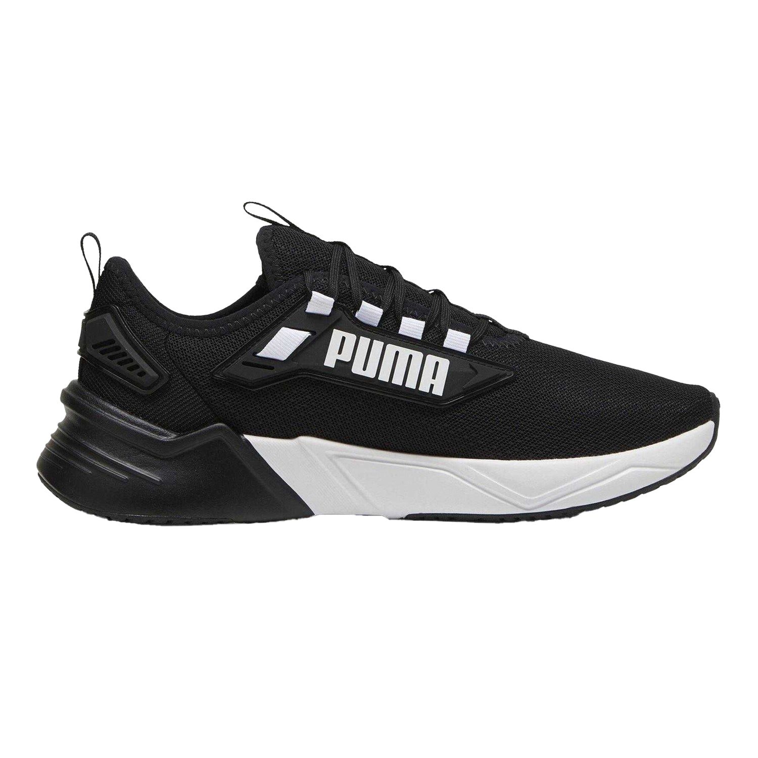 Black-Pure White - Front - Puma Mens 3 Runners Trainers