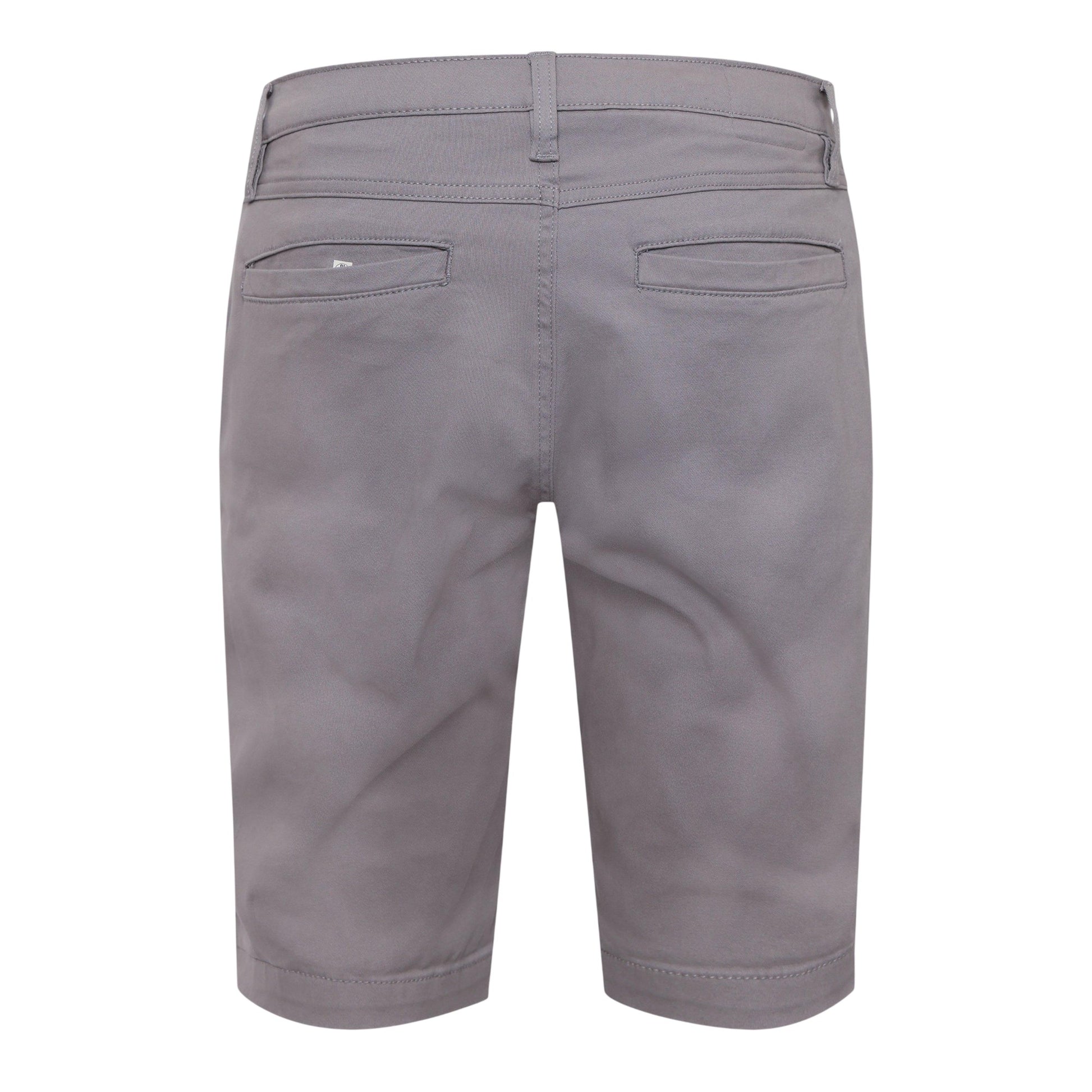 Light Grey - Back - Duck and Cover Mens Moreshore Chino Shorts