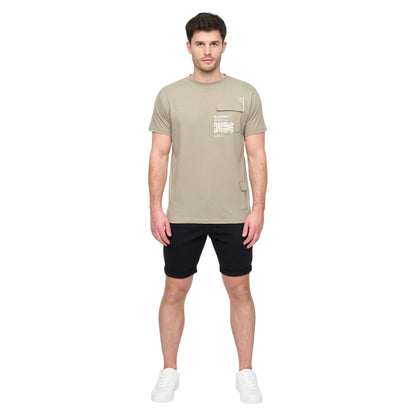 Black - Side - Duck and Cover Mens Moreshore Chino Shorts