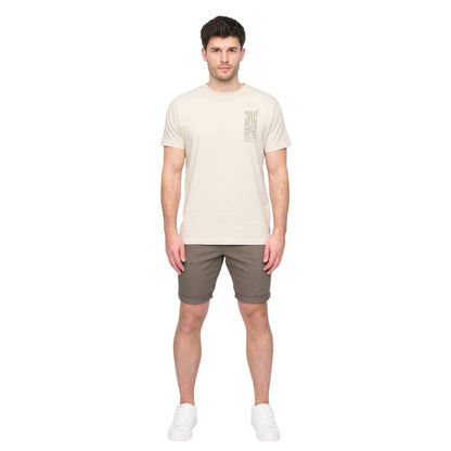 Olive - Side - Duck and Cover Mens Moreshore Chino Shorts