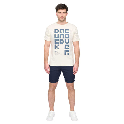 Navy - Side - Duck and Cover Mens Moreshore Chino Shorts