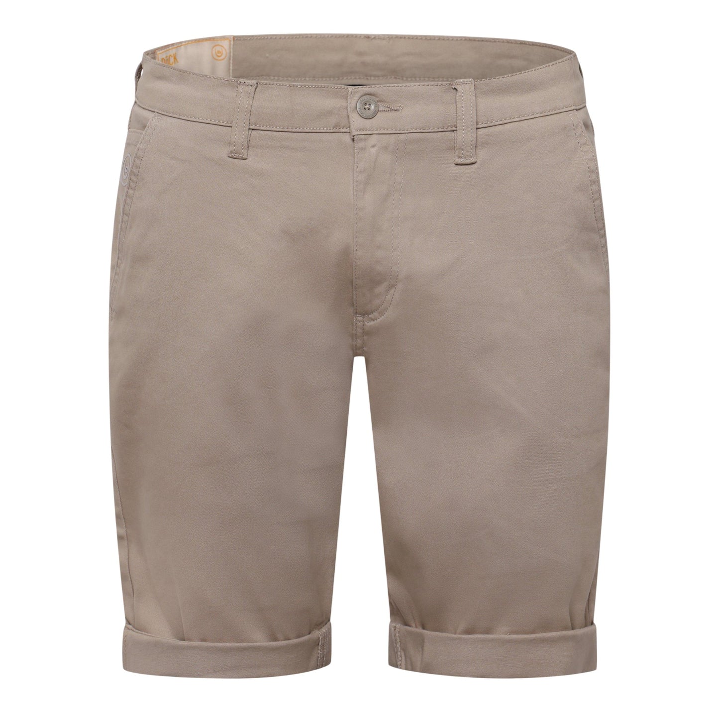 Stone - Front - Duck and Cover Mens Moreshore Chino Shorts