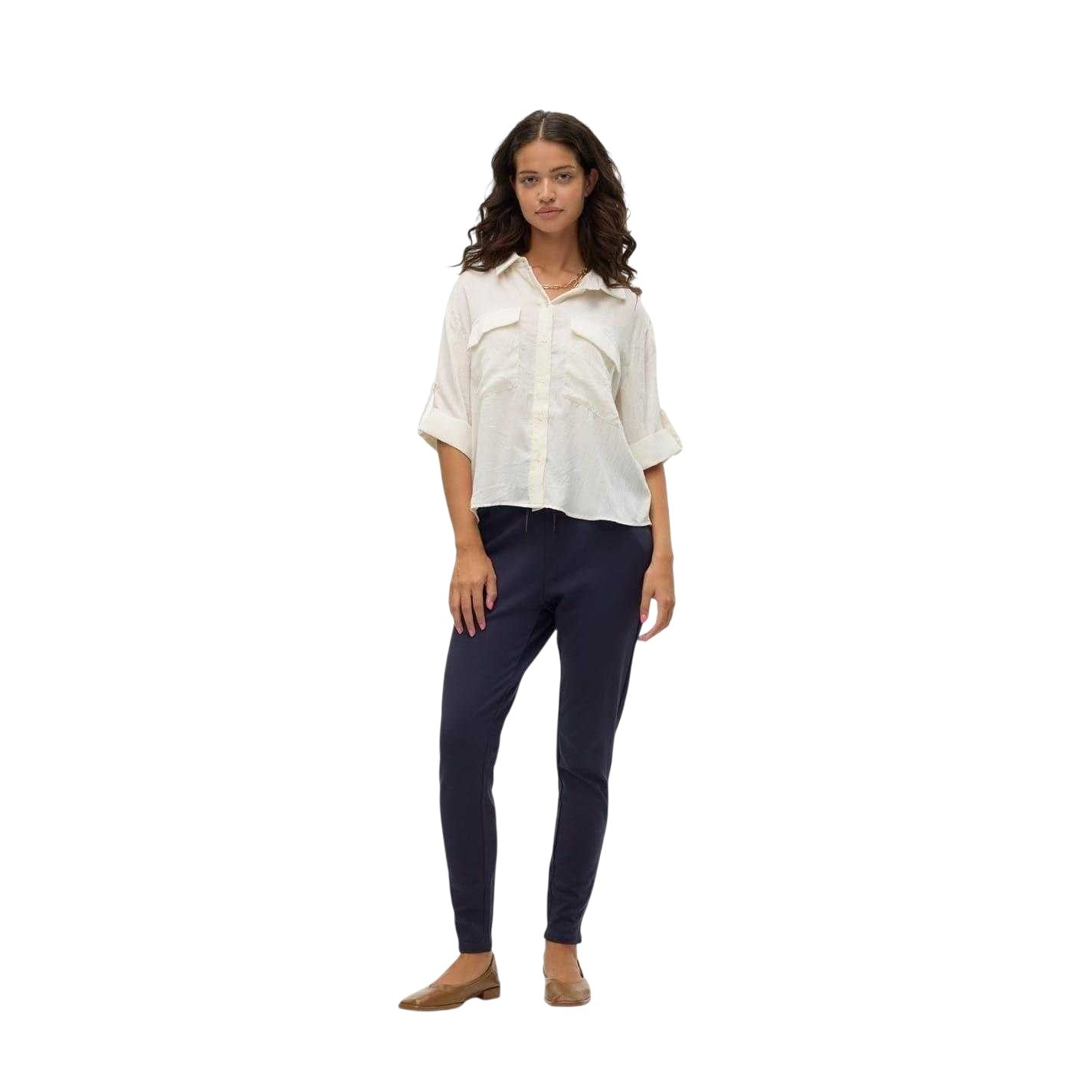 Night Sky - Side - Vero Moda Womens-Ladies Regular Joggers