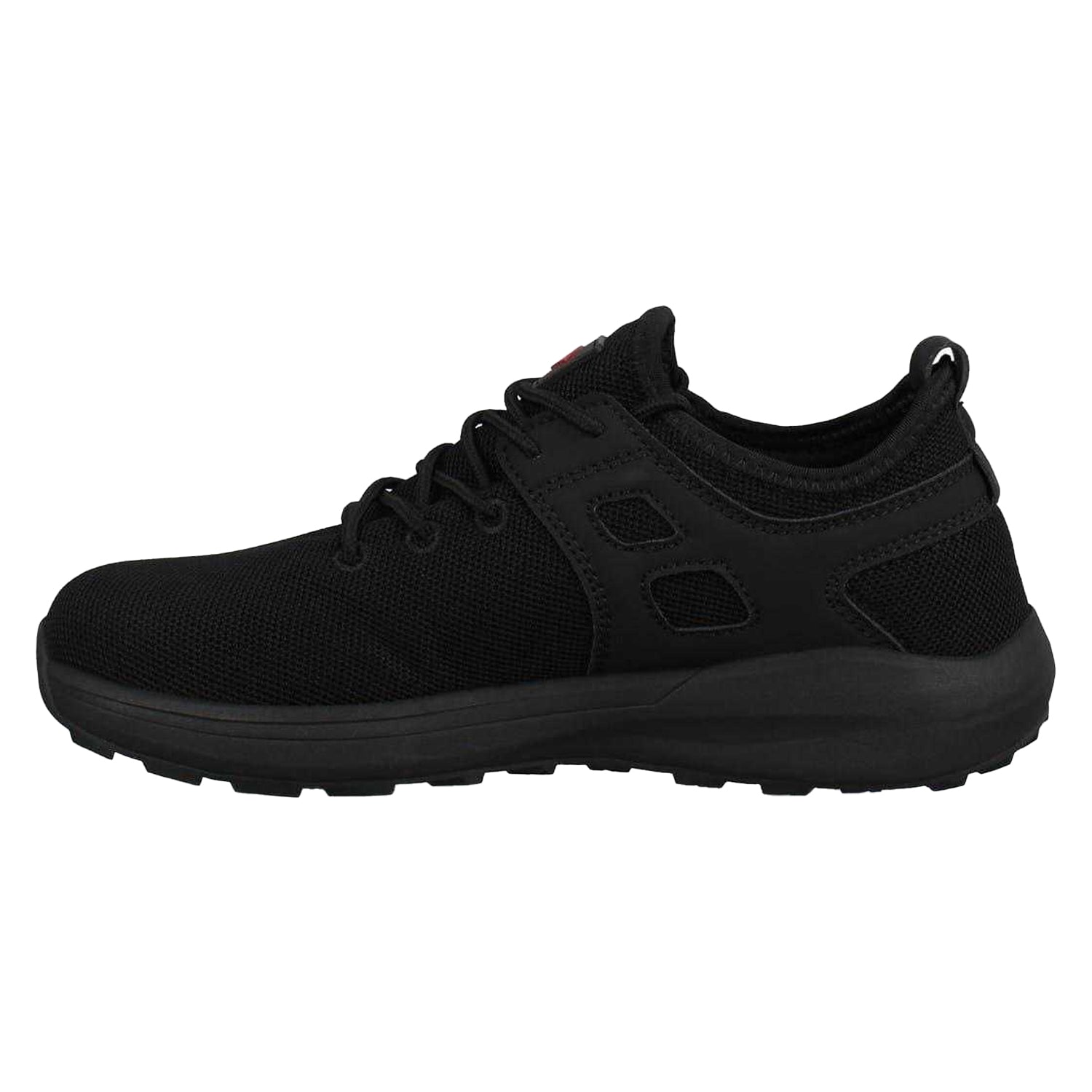 Black-Red - Side - Dunlop Mens Arizona Safety Shoes