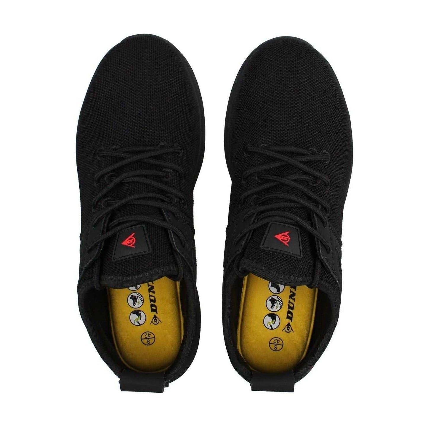 Black-Red - Lifestyle - Dunlop Mens Arizona Safety Shoes