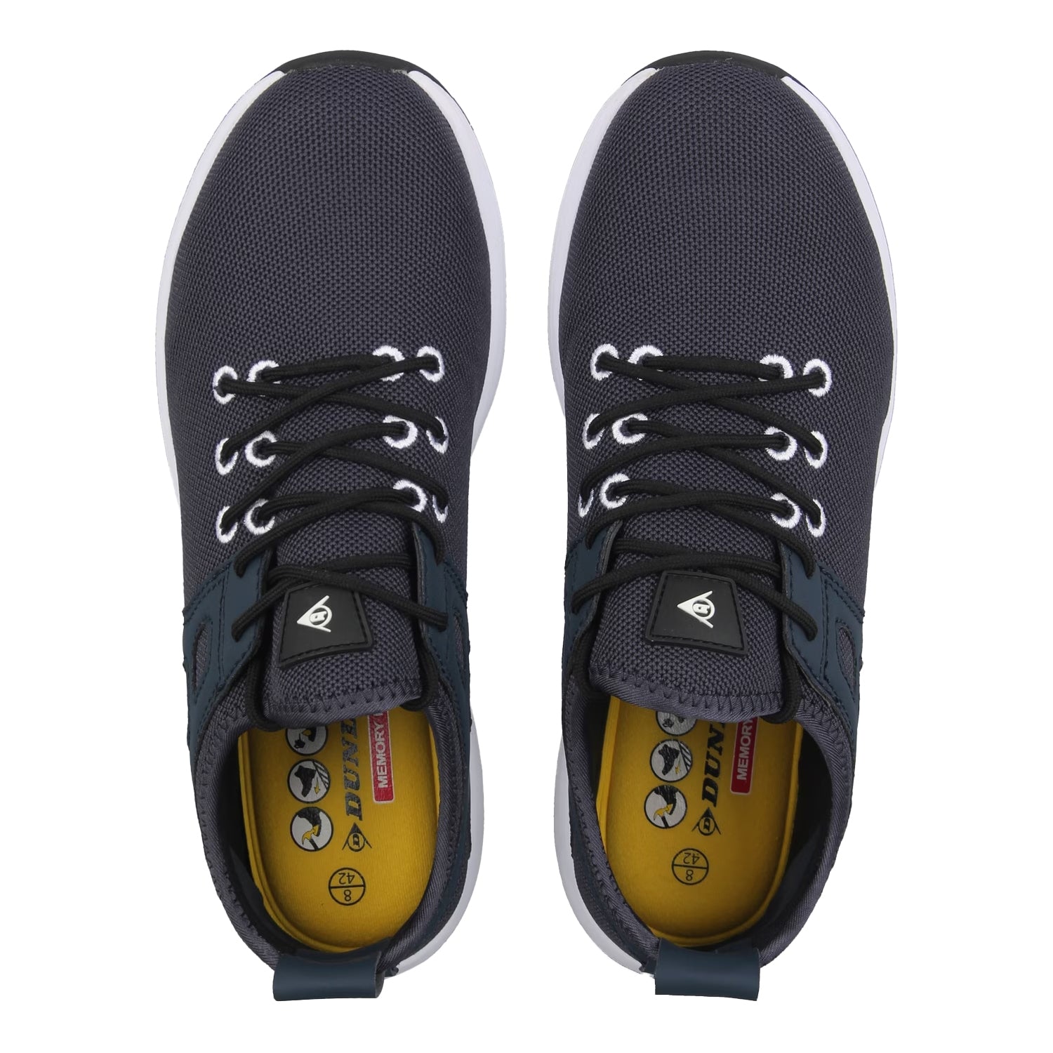 Navy-White - Side - Dunlop Mens Arizona Safety Shoes