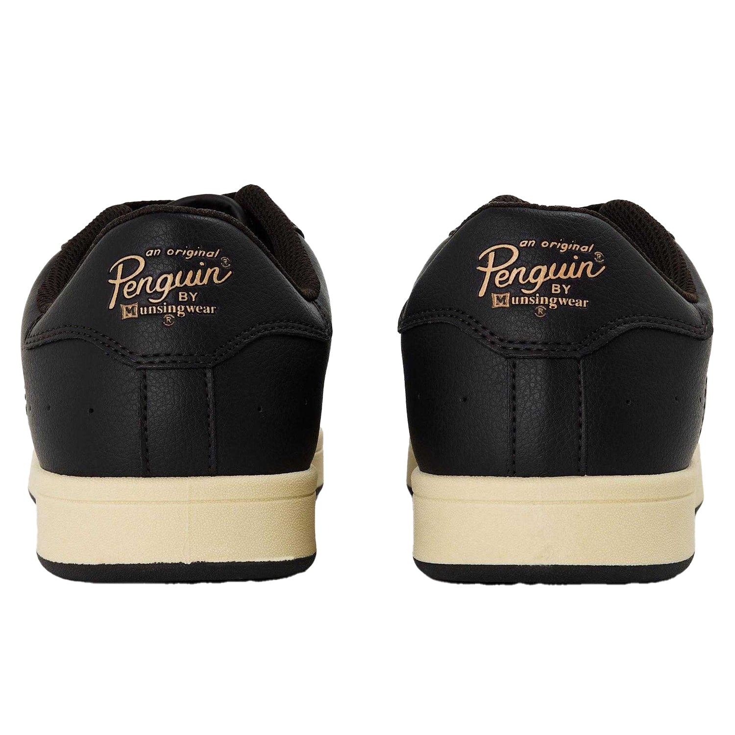 Black - Back - Original Penguin Mens Steadman Court Trainers