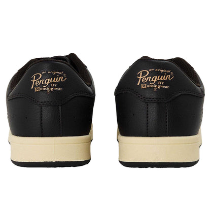 Black - Back - Original Penguin Mens Steadman Court Trainers