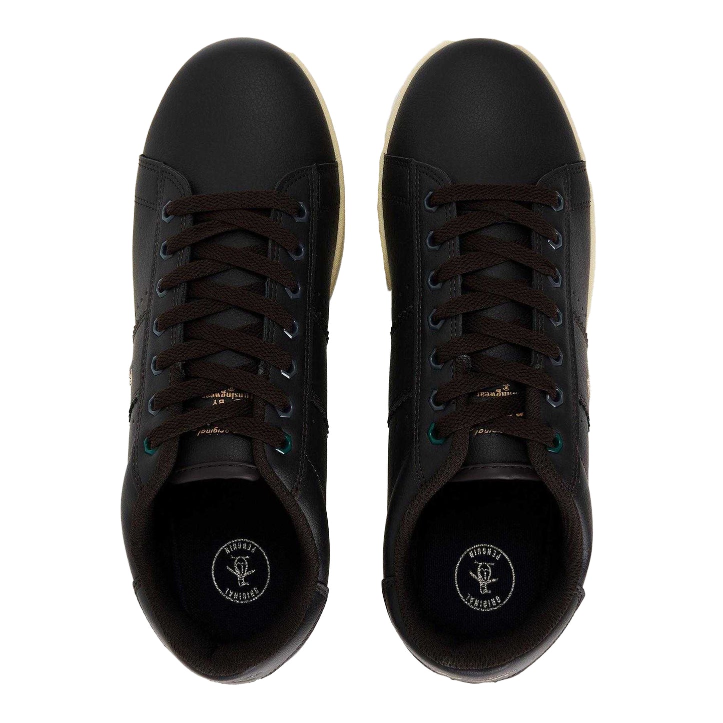Black - Lifestyle - Original Penguin Mens Steadman Court Trainers