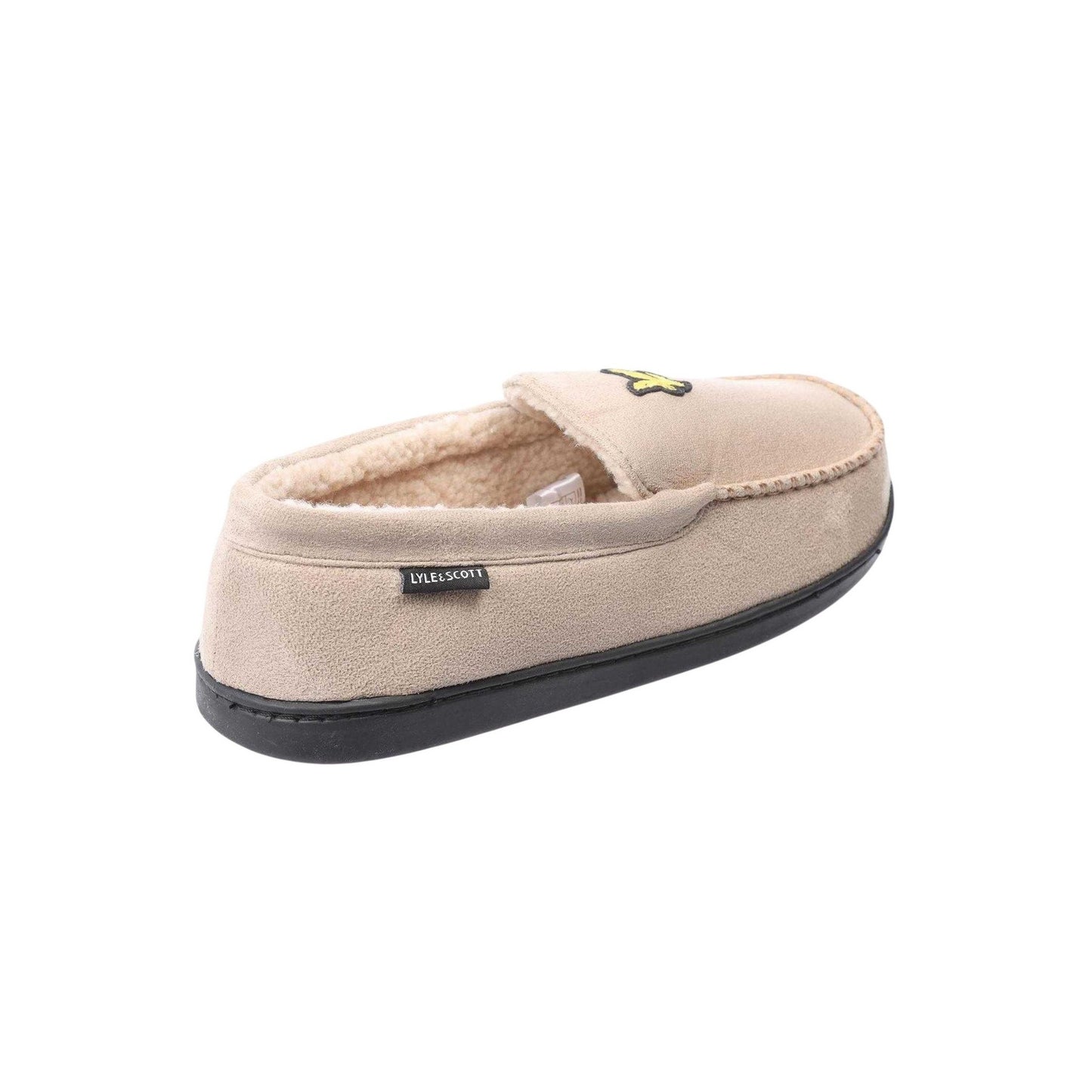 Grey - Lifestyle - Lyle & Scott Mens Aspen Faux Suede Moccasin Slippers
