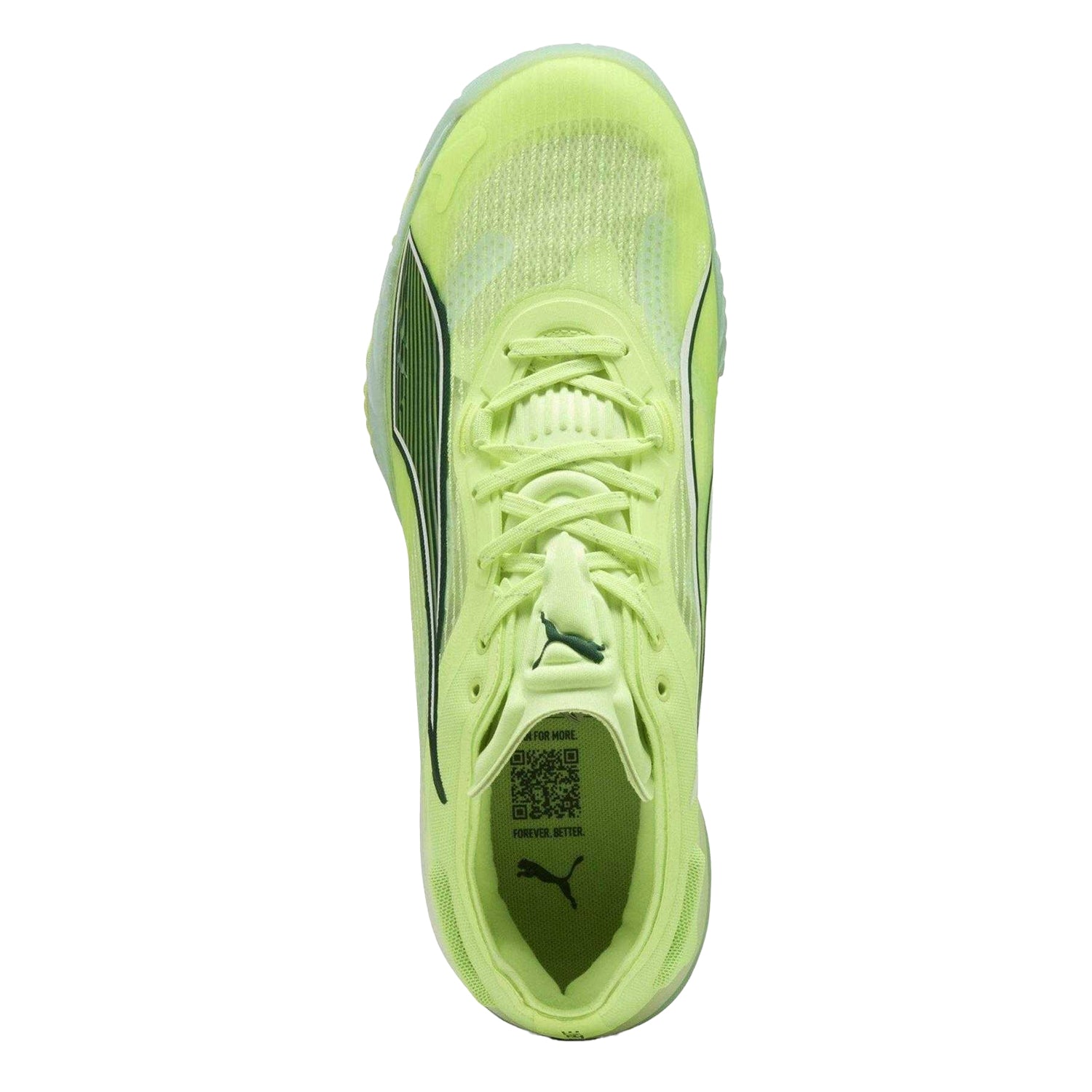 Fizzy Lemon - Side - Puma Mens Accelerate Nitro SQD 4 Handball Trainers