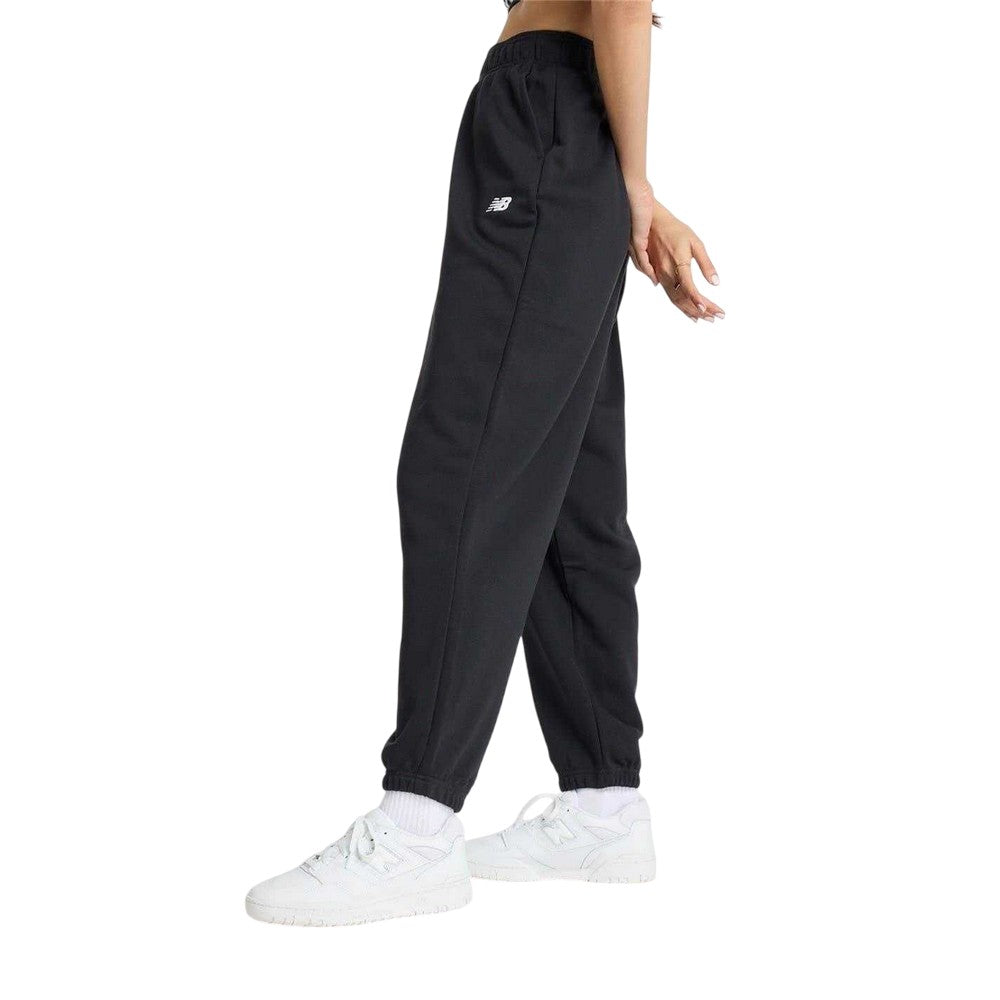 Black - Side - New Balance Womens-Ladies Relaxed Fit Joggers