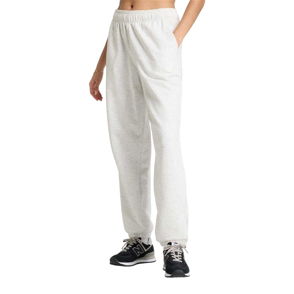 Grey Marl - Front - New Balance Womens-Ladies Relaxed Fit Joggers