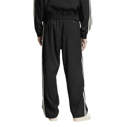 Black - Back - Adidas Mens Woven Baggy Tracksuit Bottoms