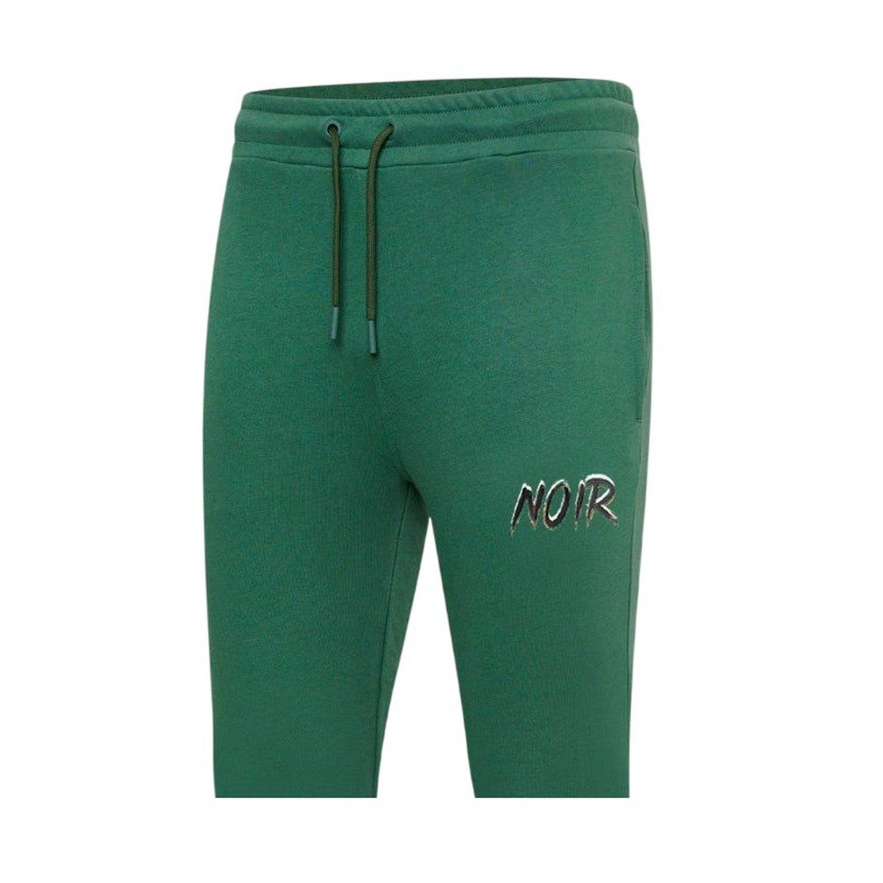 Green - Back - Societe Noir Mens Lettering Joggers