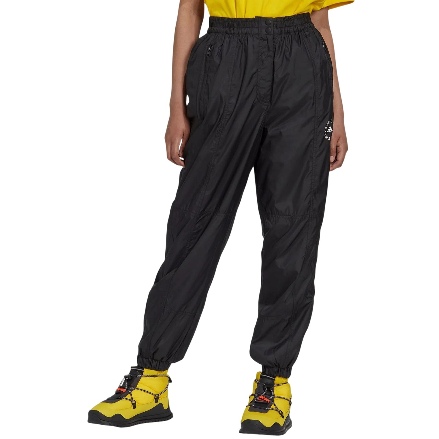 Black - Side - Adidas Womens-Ladies Stella McCartney Jogging Bottoms