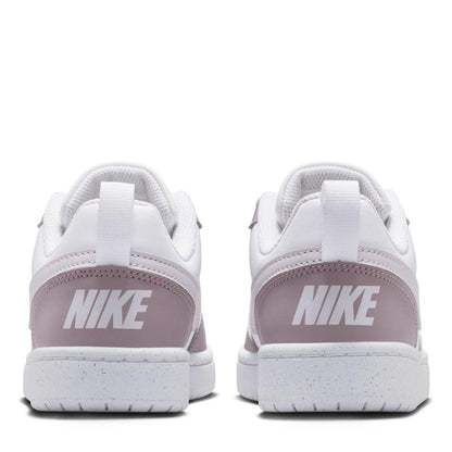 White-Plum-Fog - Lifestyle - Nike Childrens-Kids Court Borough 2 Leopard Print Shoes