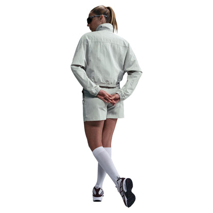 Light Silver-White - Back - Nike Womens-Ladies Everything Woven Sports Track Jacket