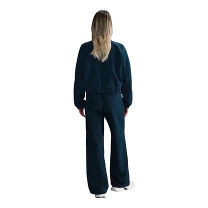 Navy-White - Back - Nike Womens-Ladies Everything Woven Sports Track Jacket