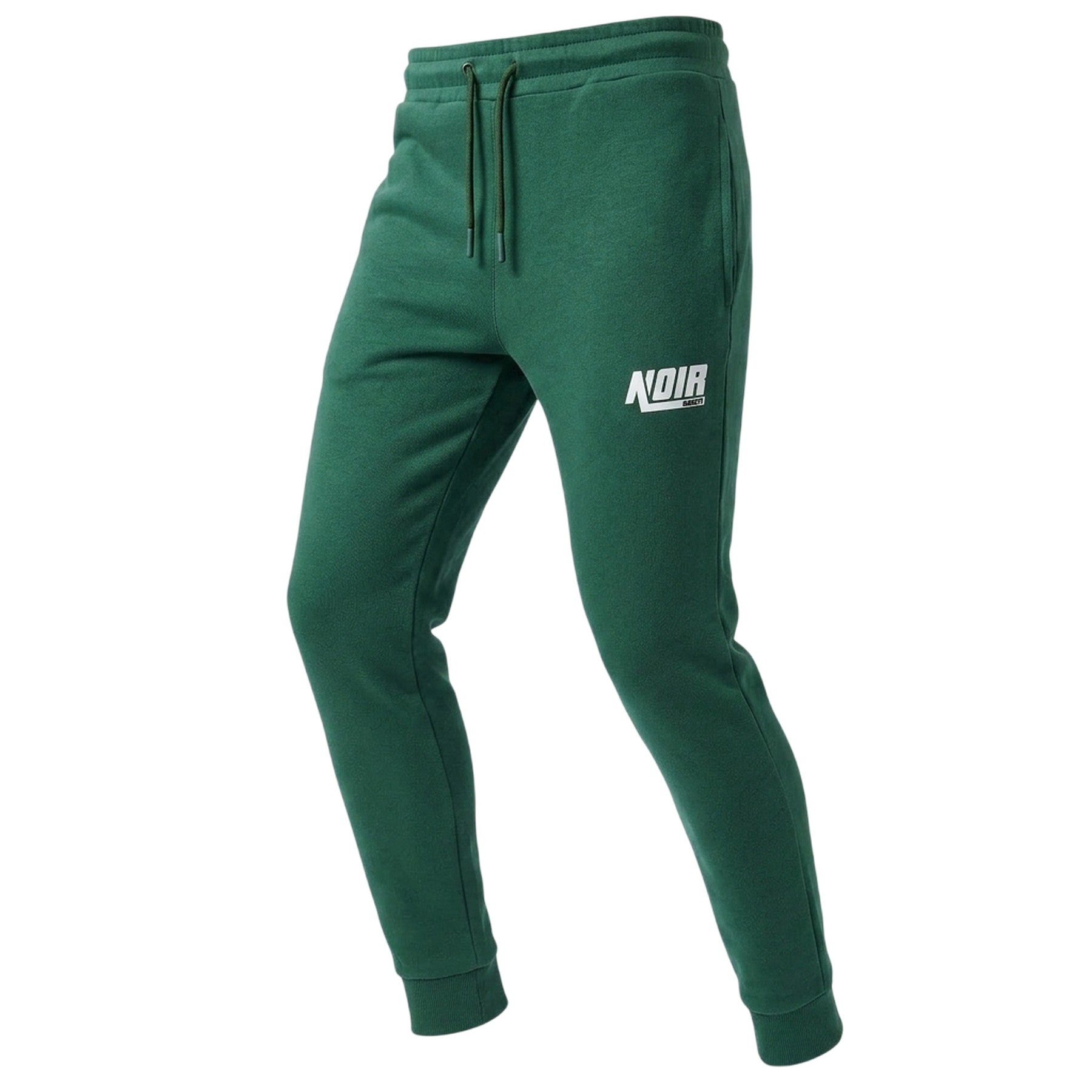 Forest - Side - Societe Noir Mens Sentier Wordmark Slim Joggers