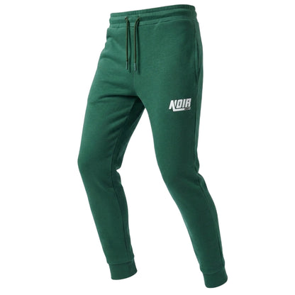 Forest - Side - Societe Noir Mens Sentier Wordmark Slim Joggers