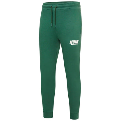 Forest - Front - Societe Noir Mens Sentier Wordmark Slim Joggers