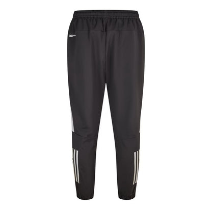Black-White - Back - Adidas Mens Climawrm Tracksuit Bottoms