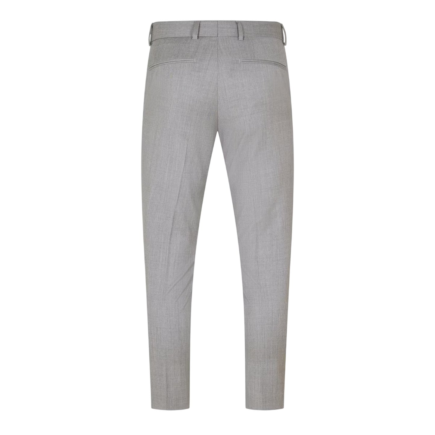 Medium Grey - Back - Boss Mens H-Genius Slim Suit Trousers