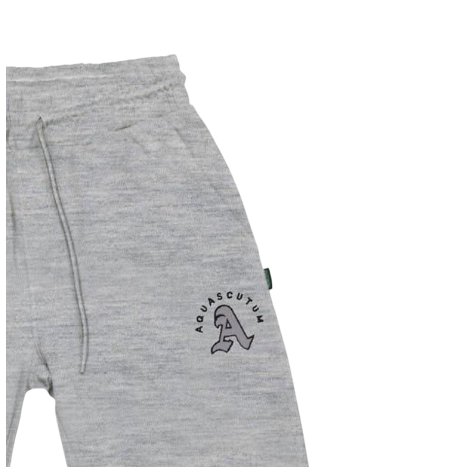 Grey - Back - Aquascutum Mens Tapered Leg Slim Joggers