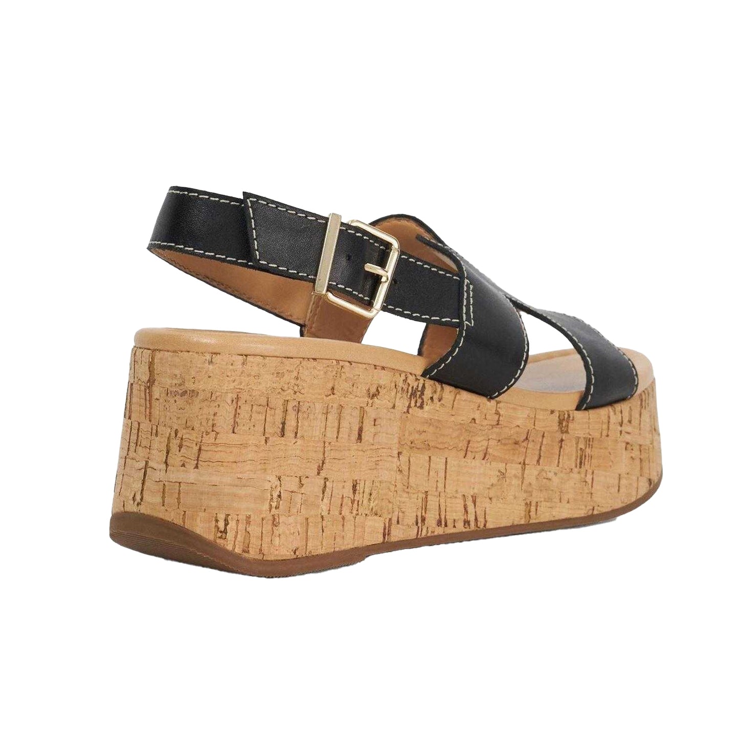 Black - Back - Dune London Womens-Ladies Kouper Sandals