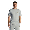 Pale Blue - Lifestyle - Lyle & Scott Mens Plain Crew Neck T-Shirt