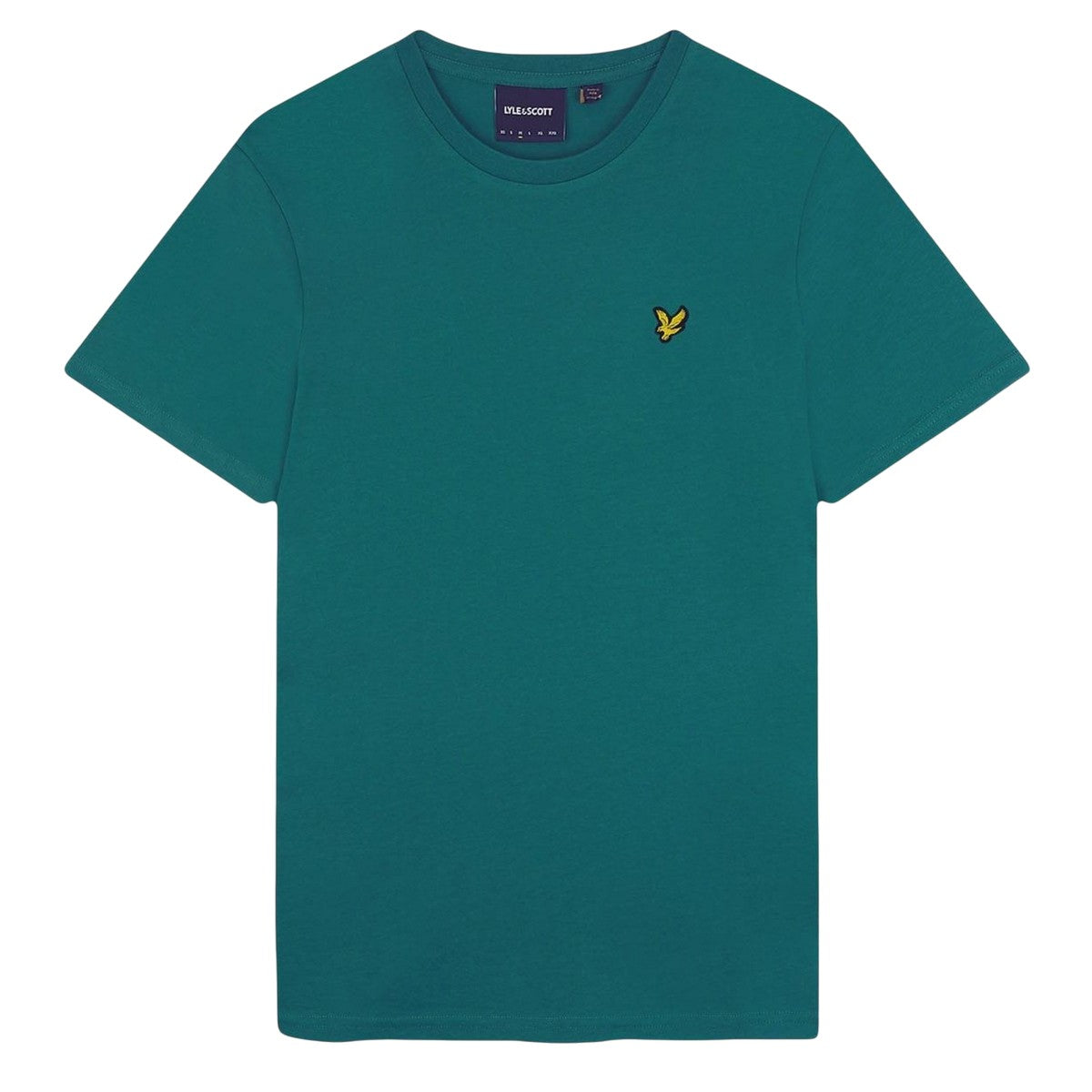 Green - Front - Lyle & Scott Mens Plain Crew Neck T-Shirt