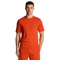 Red - Lifestyle - Lyle & Scott Mens Plain Crew Neck T-Shirt