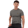Dark Grey - Lifestyle - Lyle & Scott Mens Plain Crew Neck T-Shirt