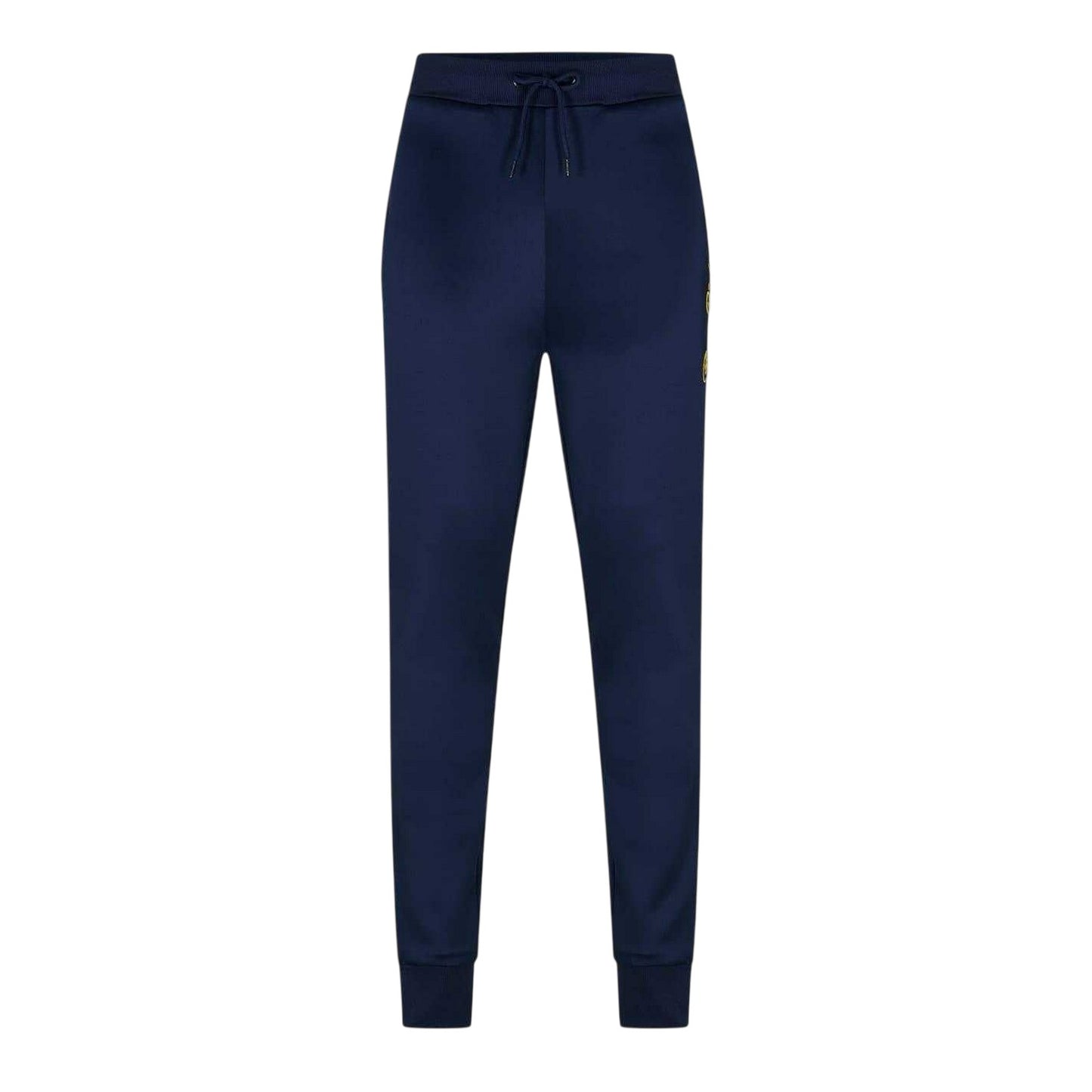 Dark Blue - Front - Born Rich Mens Patterned Slim Joggers