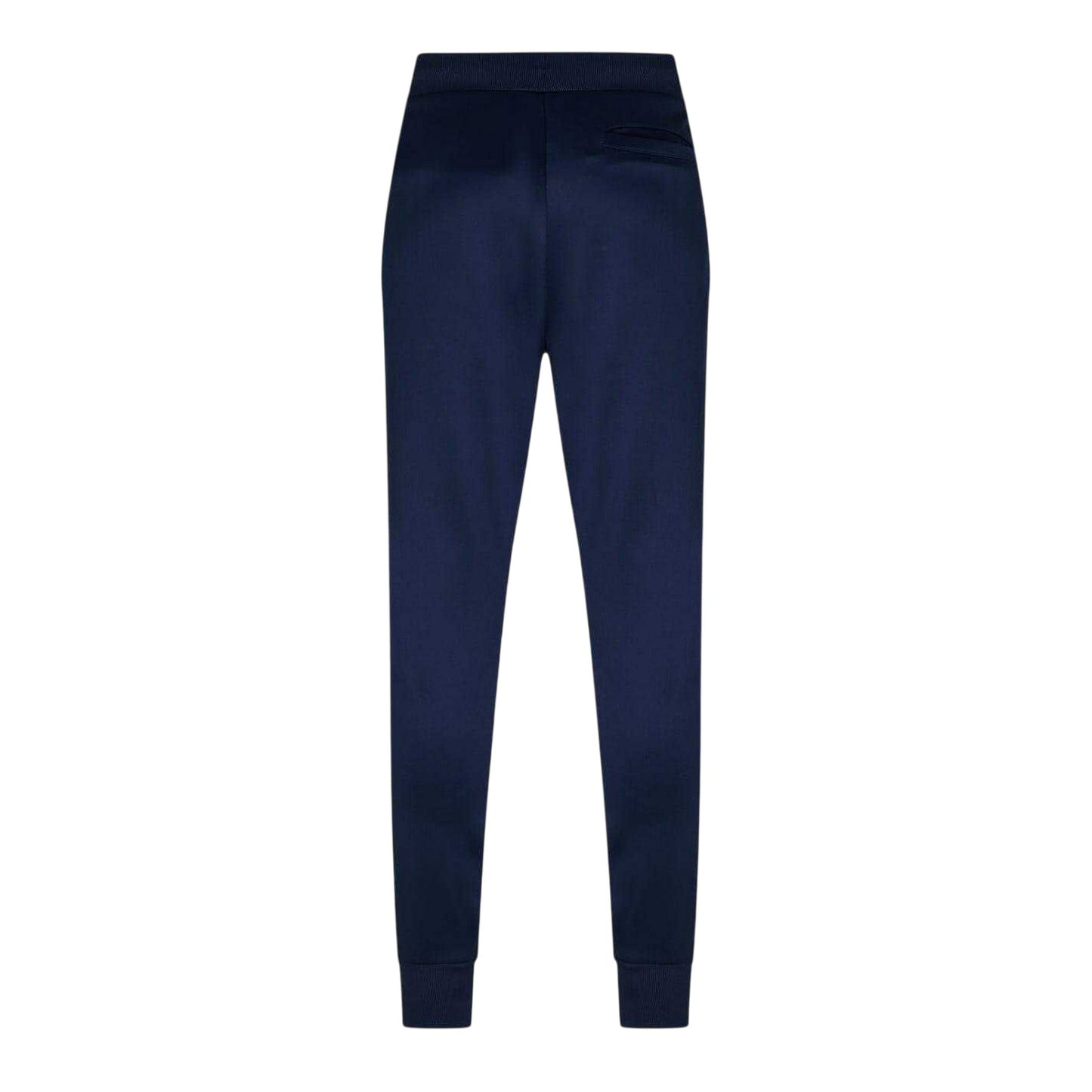 Dark Blue - Back - Born Rich Mens Patterned Slim Joggers