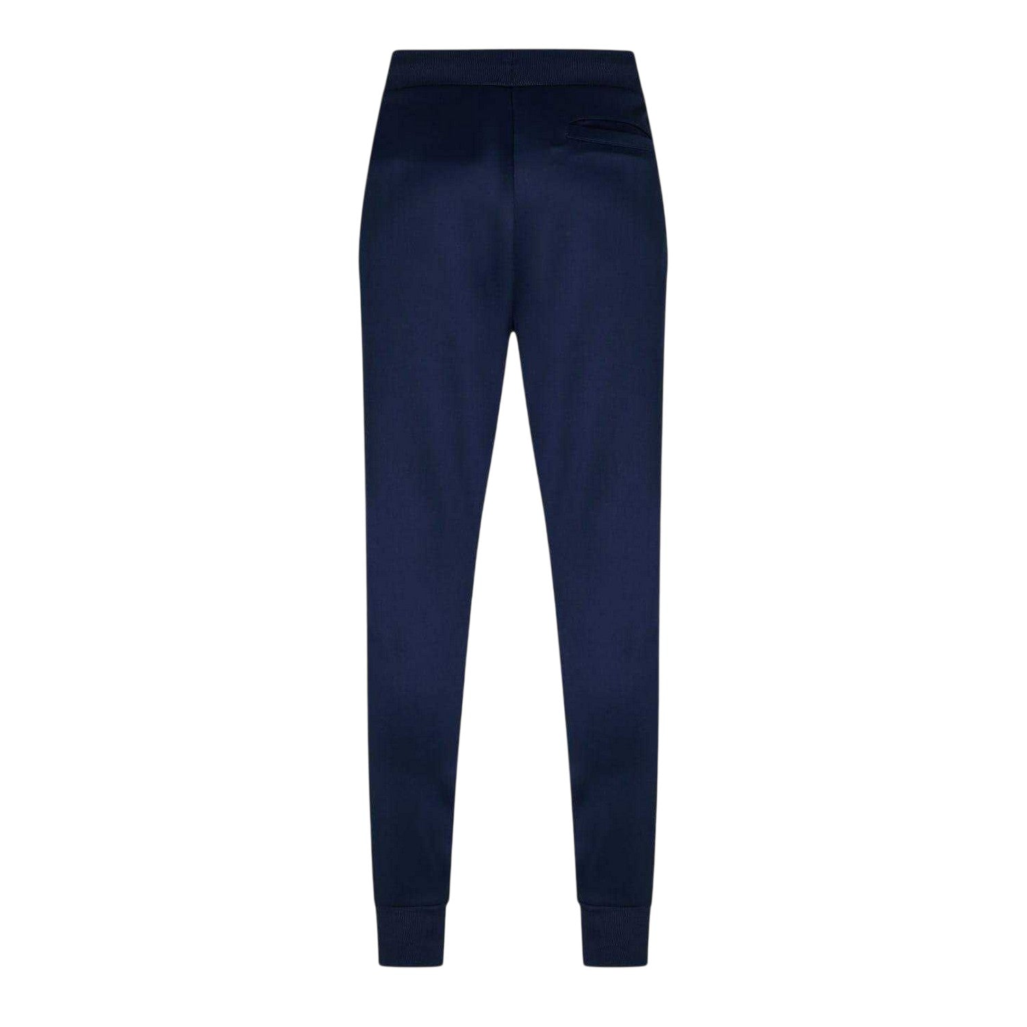Dark Blue - Back - Born Rich Mens Patterned Slim Joggers